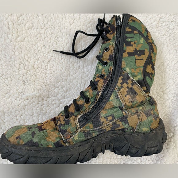 Camo combat boots - Picture 2 of 3
